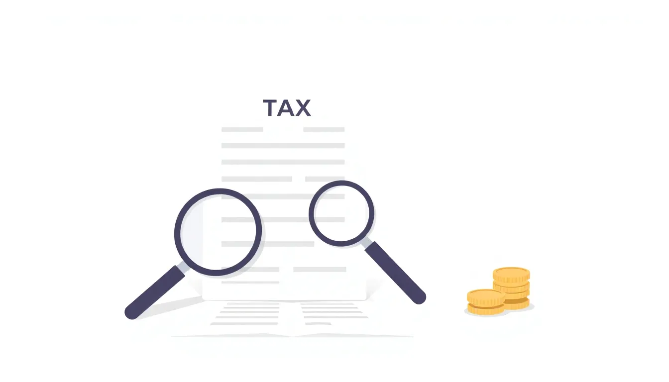 A of a tax document and a resignation letter placed side ...