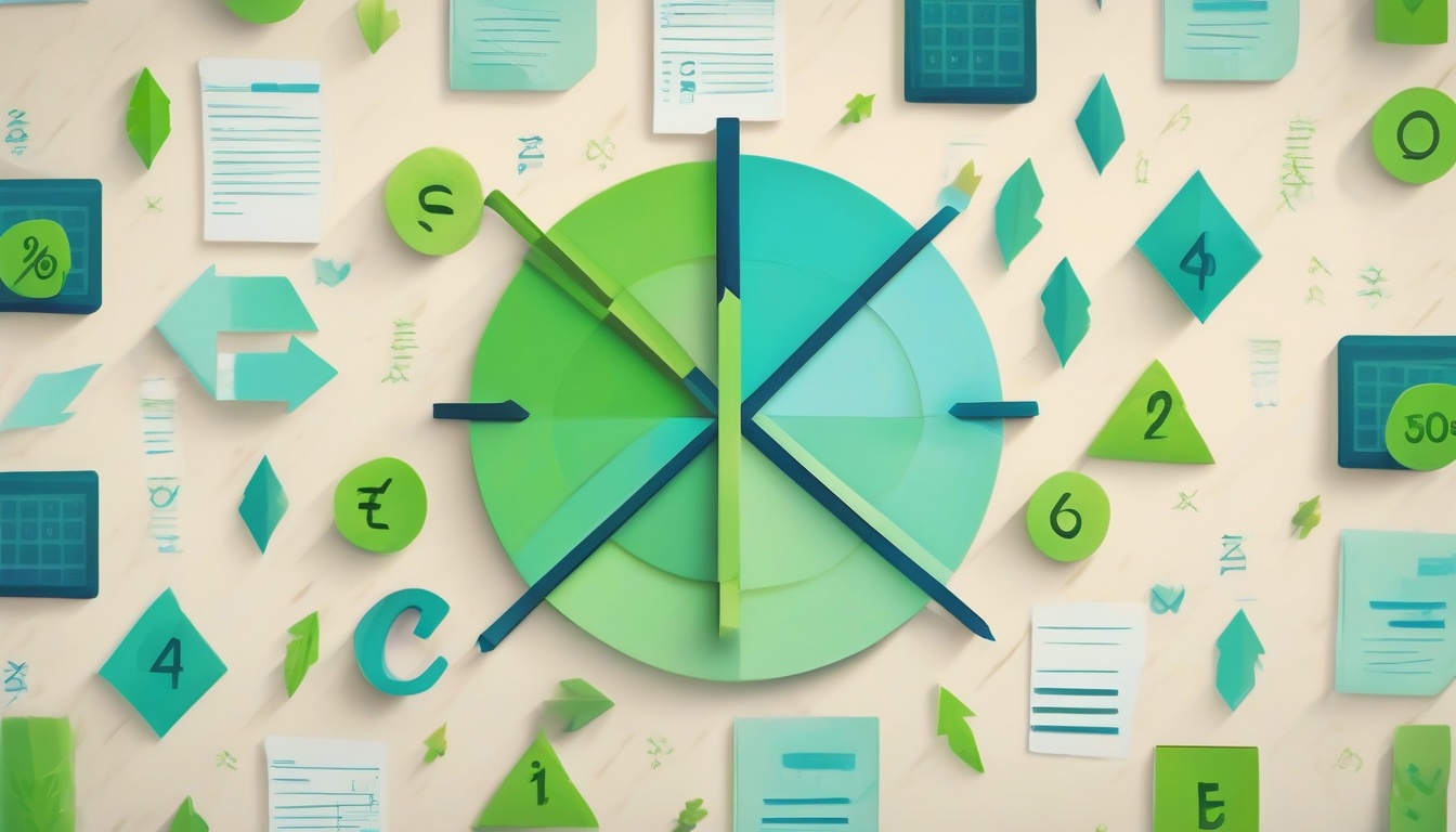 Modern flat illustration of income minus expenses equals ...