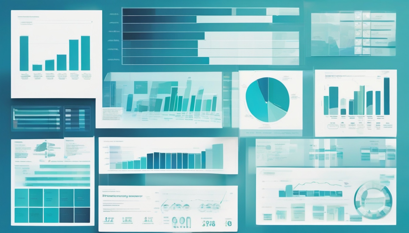 A clean infographic-style illustration showing bar charts...