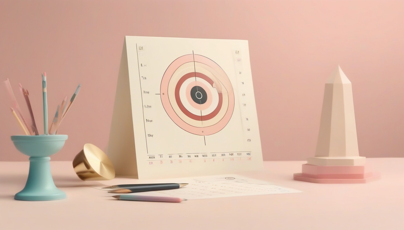 A of a bullseye target board