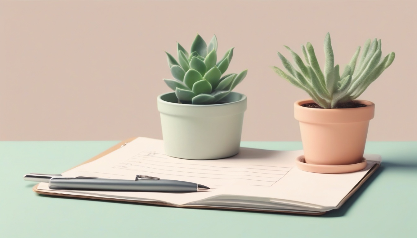 A of a clipboard with a checklist