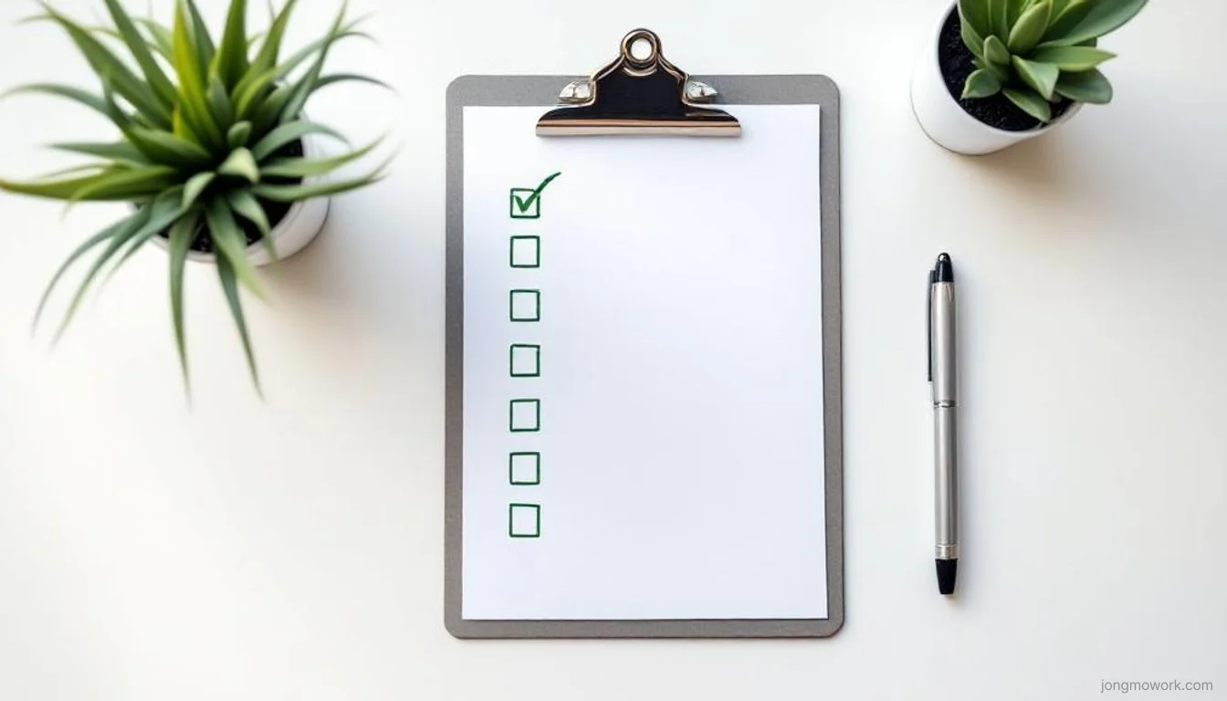 연말정산 전략 마무리 — 체크리스트와 펜