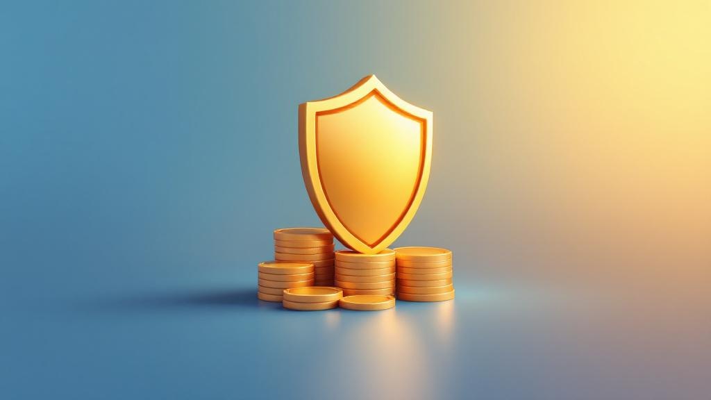 비과세 혜택을 보호하는 방패와 동전