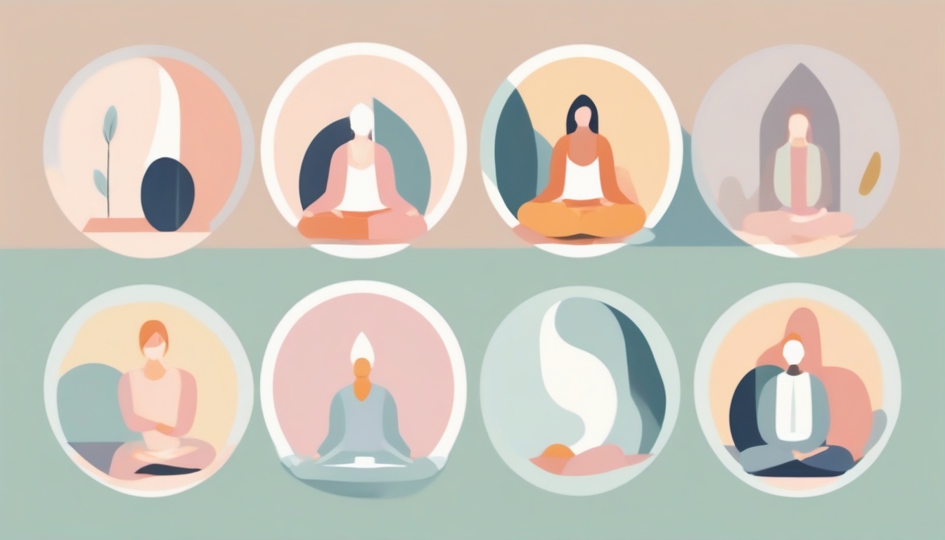 A of six icons arranged in a circle representing silence ...