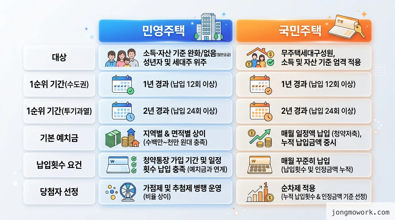 직접 정리한 comparison 비교 인포그래픽