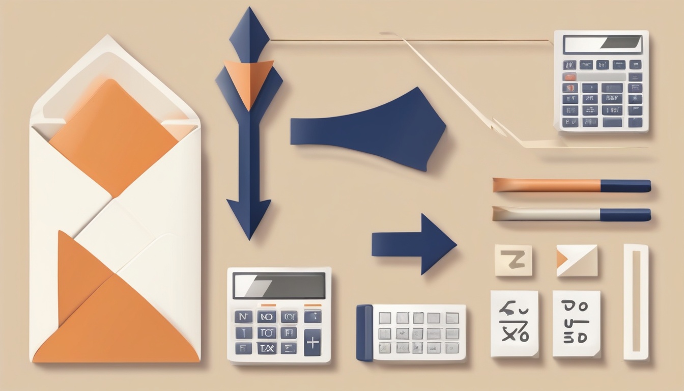 A clean modern flat illustration showing a single arrow a...