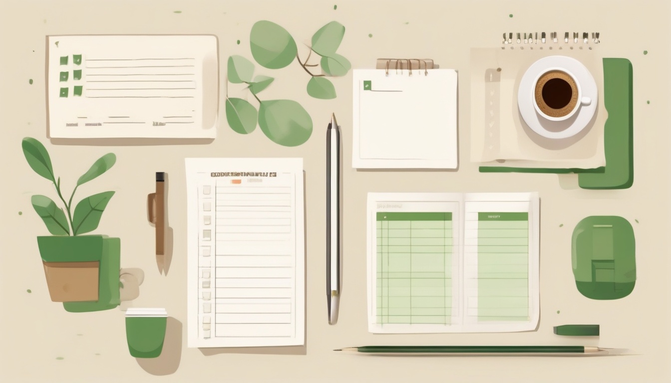 A of a completed checklist with green checkmarks