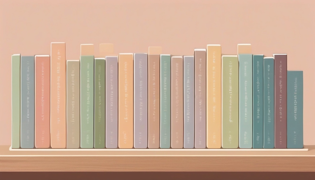 A of six labeled book stacks arranged like a periodic table