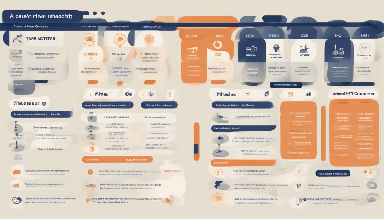 A clean comparison table infographic with 4 columns label...
