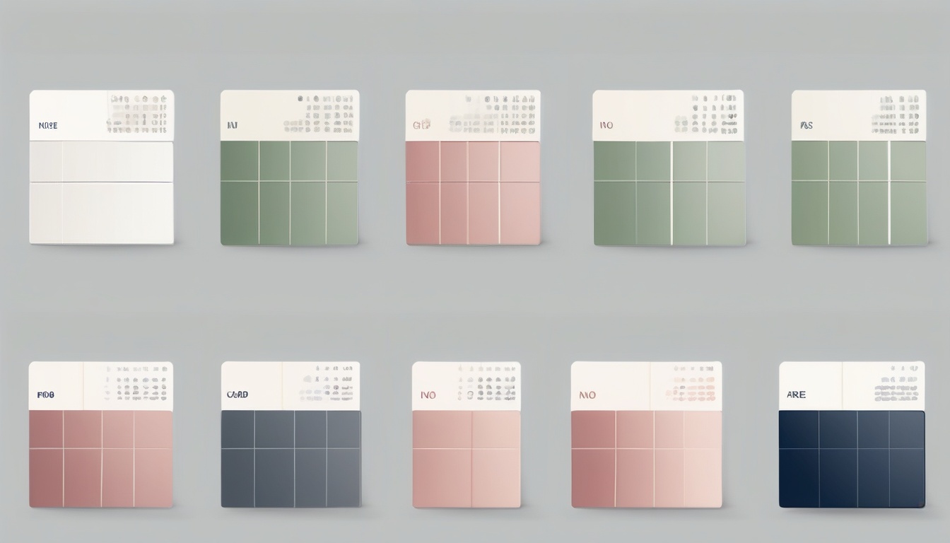 A clean comparison diagram on light gray background: four...