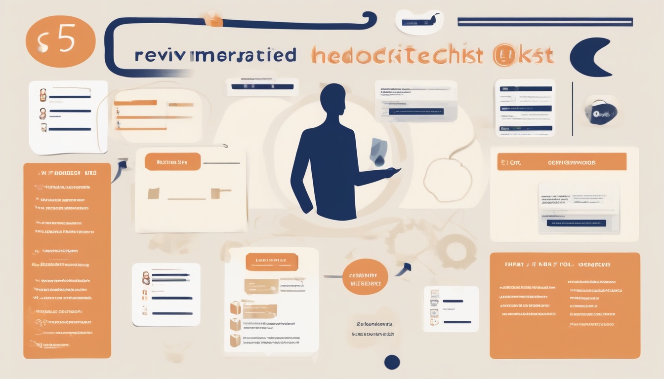A clean editorial checklist infographic with 5 numbered i...