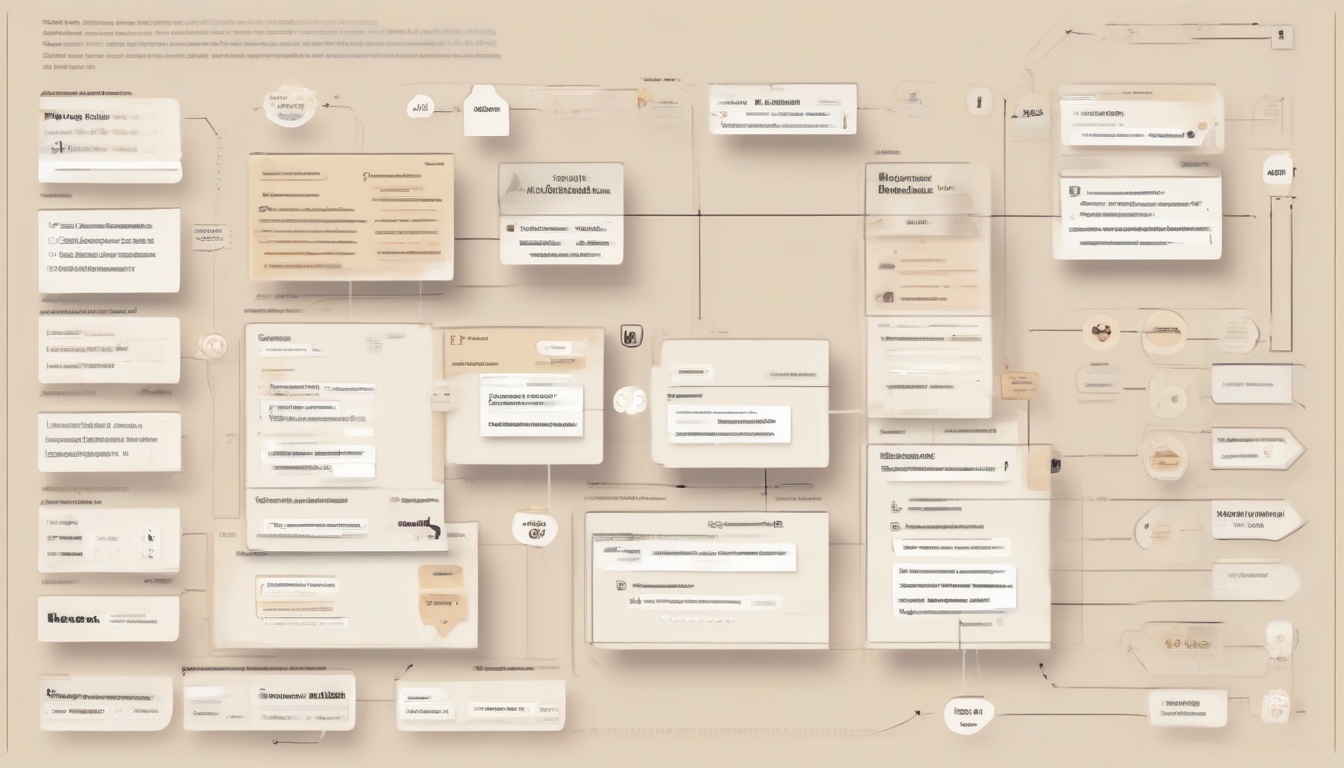 A flat infographic showing a perfect GitHub README struct...