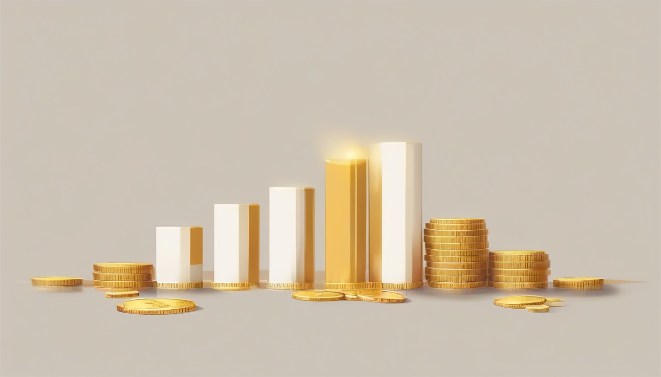 Flat illustration of a milestone progress bar with three ...