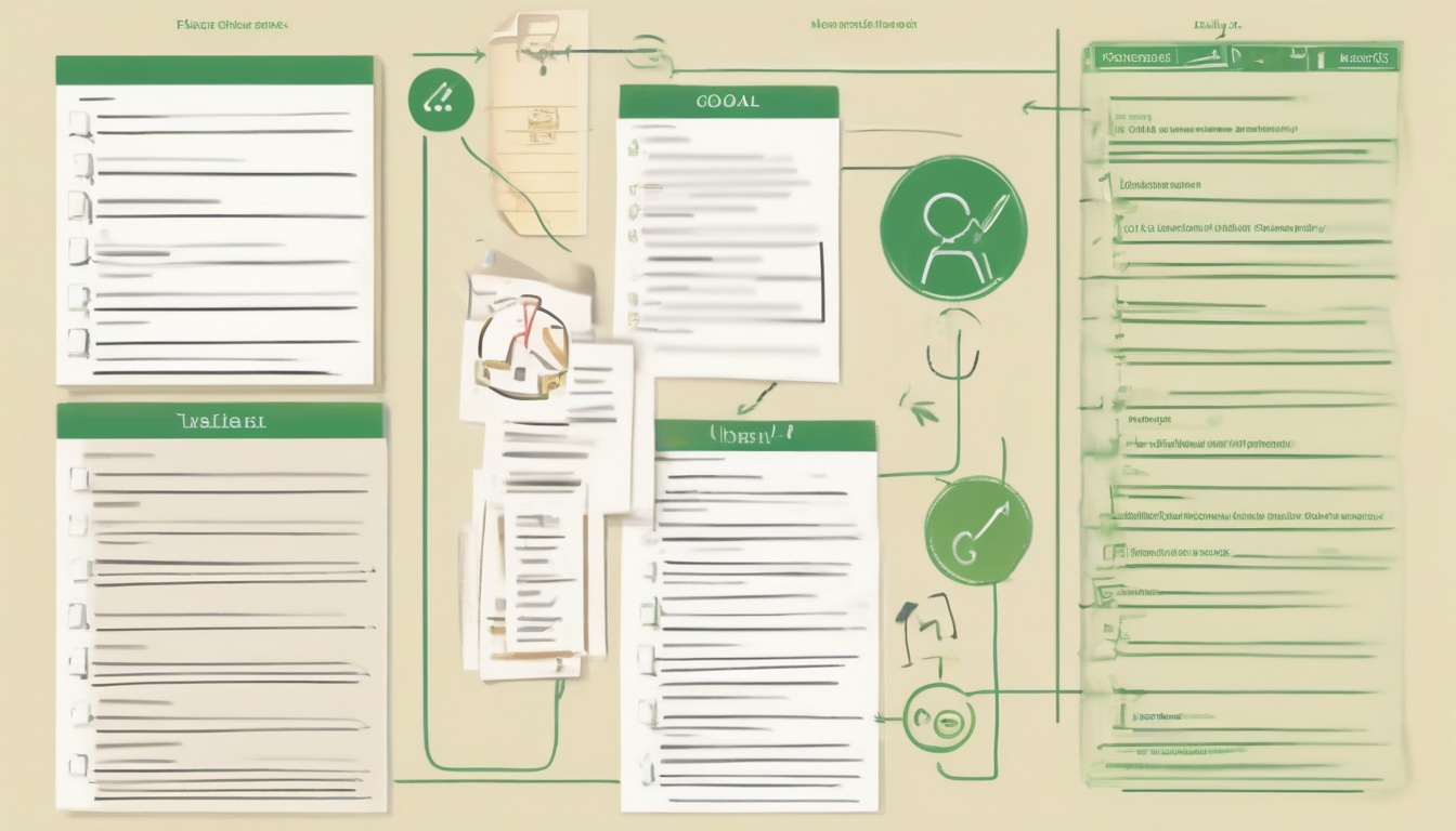 DIAGRAM showing a clean checklist with five checkboxes