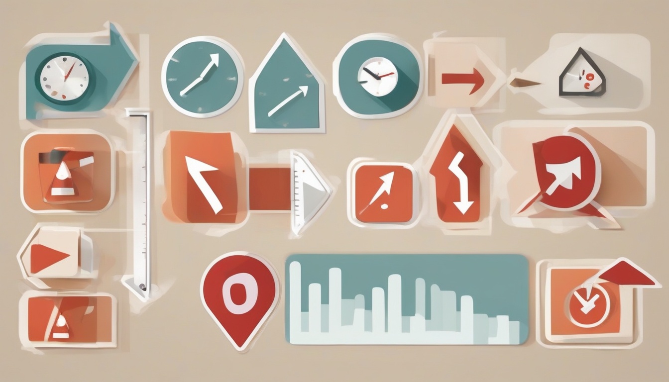 A clean modern flat illustration of three warning sign sh...