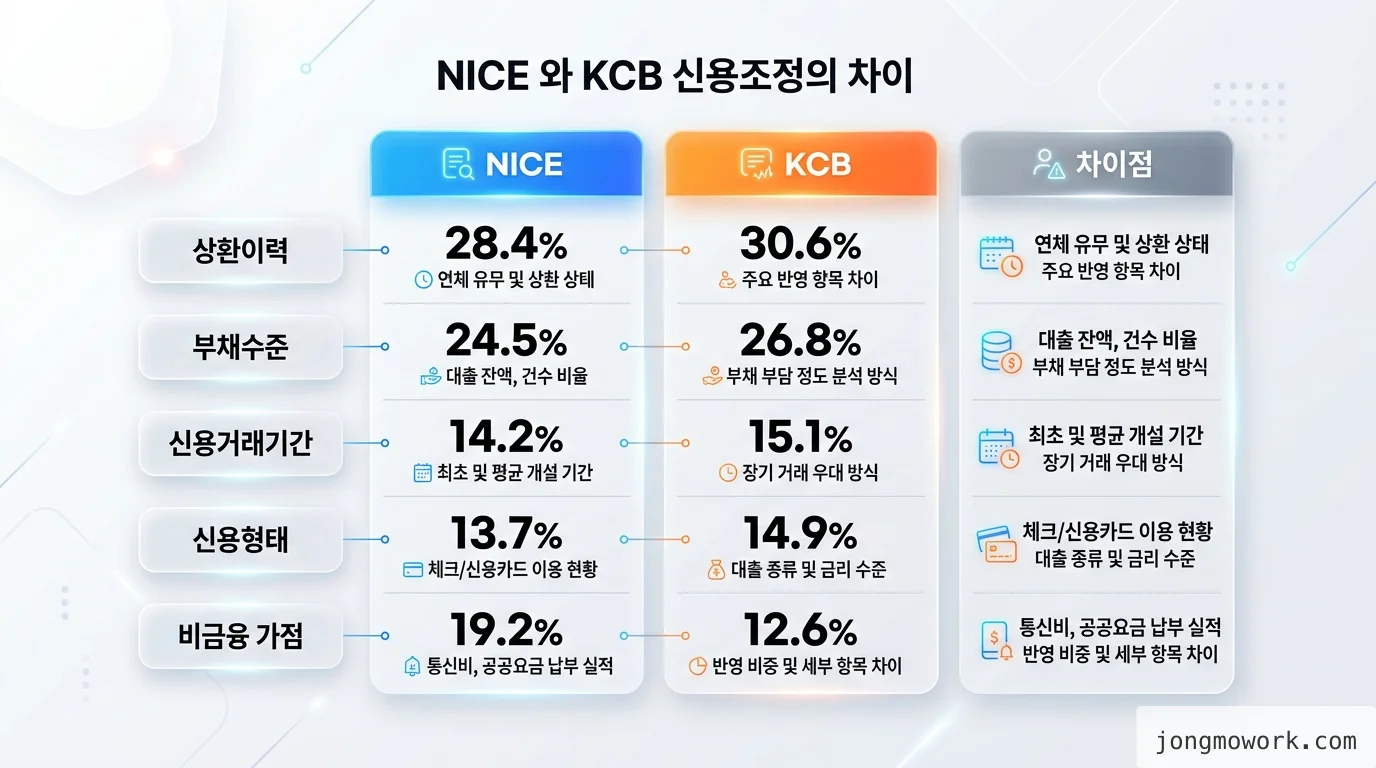 comparison 비교 인포그래픽