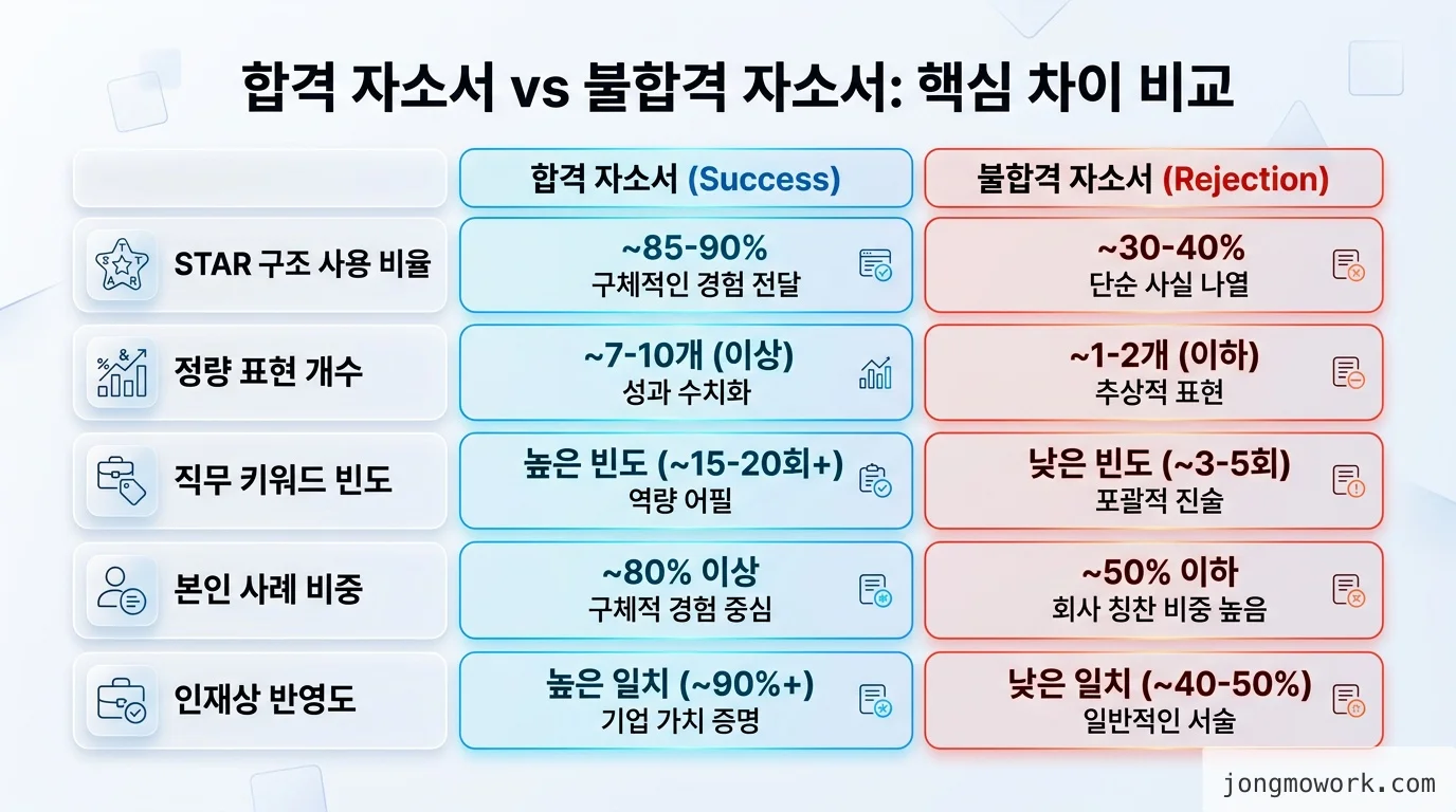 comparison 비교 인포그래픽